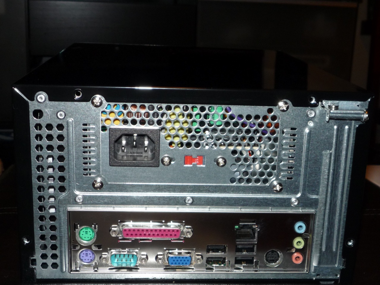 Rear of the assembled Hackintosh